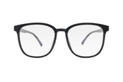 Black oversized blue light blocking glasses made from TR90