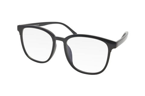 Black oversized blue light blocking glasses made from TR90