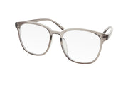 Clear grey oversized blue light blocking glasses made from TR90